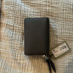AllSaints Genuine Leather Cardholder Wallet